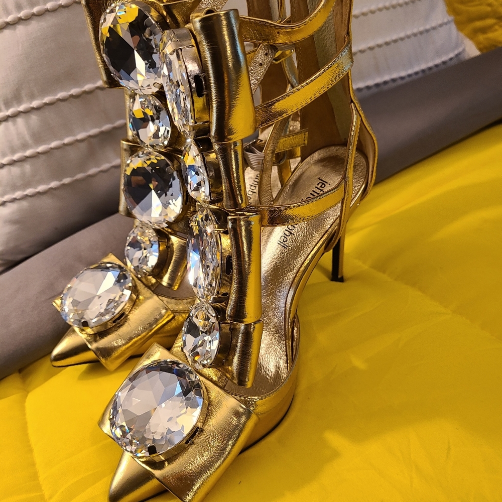 Jeffrey Campbell rhinestone pump